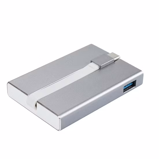 Складной многопортовый адаптер-концентратор USB C с 3 портами и HDMI и Pd