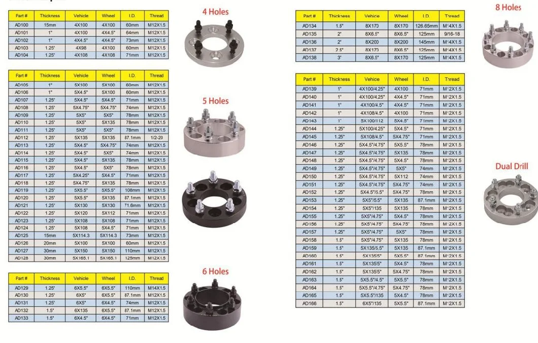 Forged Wheel Spacer 6X139.7 50mm CB93.1 Hub Centric Aluminum Wheel Adapter