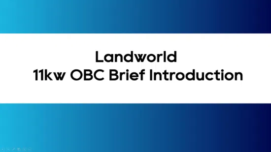 Landworld 11 кВт Obc включен